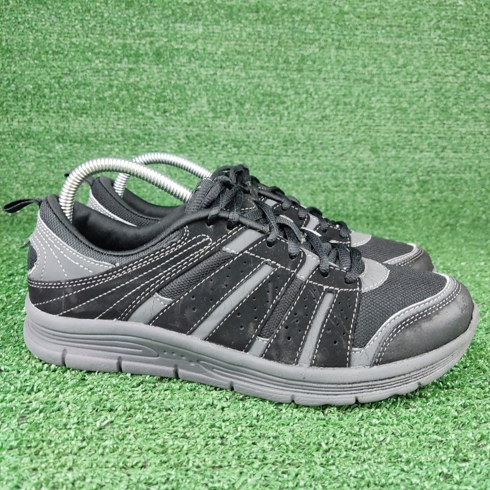 Easy Spirit Sneakers Womens 9 Black JPLIGHTNING Walking Athletic Shoes Low Top
